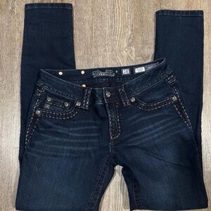 Miss Me Women's Deep Indigo Skinny Jeans